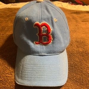 Powder blue, Boston Red Sox Baseball cap.